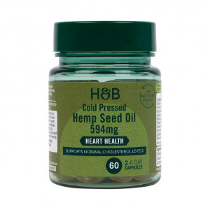 Ulei din semințe de canepa, H&B, 60 capsule