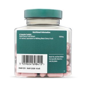 H&B Cirese Negre (Black Cherry) Extract 120 capsule - Img 2