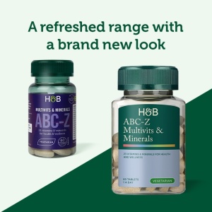 H&B Multivitamine și minerale ABC - Z 60 tablete - Img 3