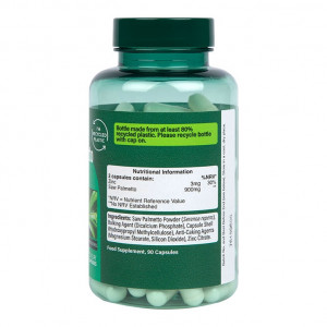 H&B Saw palmetto (Fructe de Palmier Pitic) cu Zinc 60 capsule - Img 6
