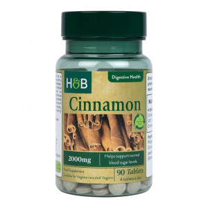 H&B Scorțișoară (Cinnamon) Extract 500mg 90 tablete
