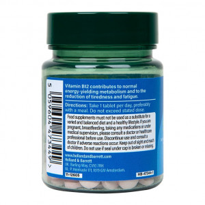 H&B Vitamina B12 500μg, 100 tablete ingrediente