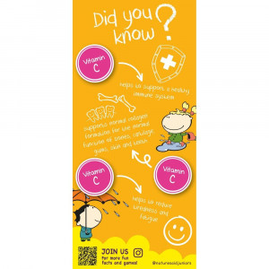 Mini Drops Vitamina C Pulbere pentru Copii 90g, Natures Aid - Img 3