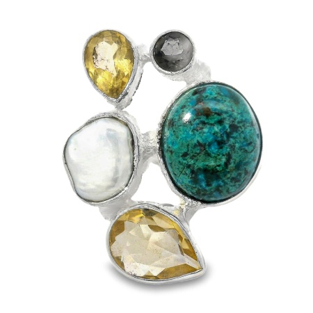 Inel Argint Chrysocolla Rasya