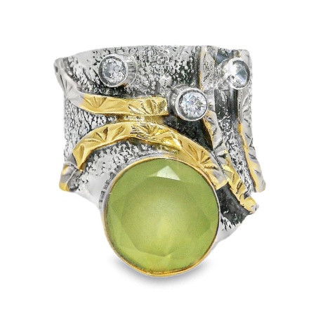 Inel Argint Quartz Lime Chicalim