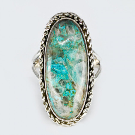 Inel Argint Chrysocolla Iniyan
