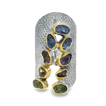 Inel Argint Multistone Mormugao