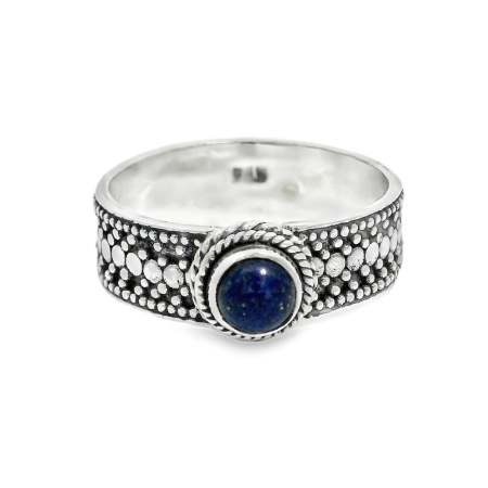 Inel Argint realizat manual Lapis Lazuli Hani