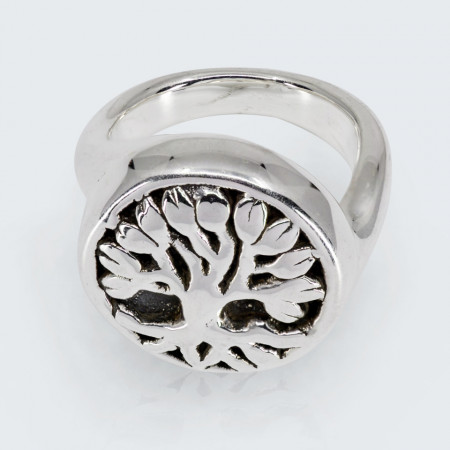Inel argint gol Tree of life