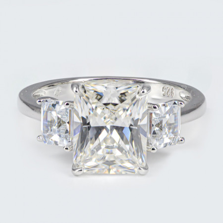 Inel Argint Zirconia Claude Alb Cald