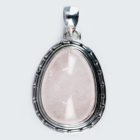 Pandantiv Argint Quartz Roz Lekha
