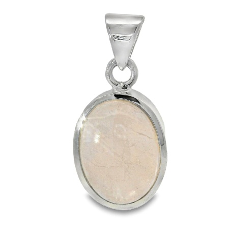 Pandantiv Argint Quartz Roz Nayanandi
