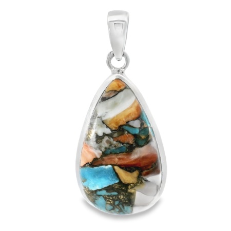 Pandantiv Argint Turquoise Oyster Yazhini