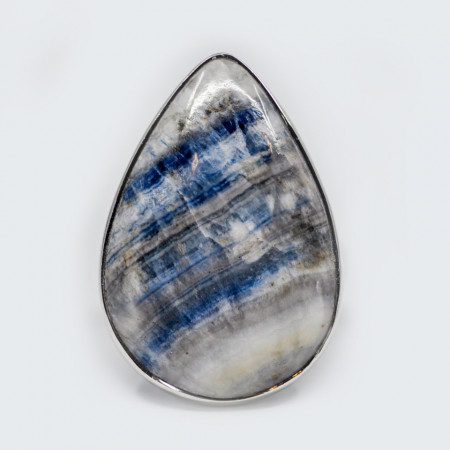 Inel Argint Scheelite Albastru Ceylon