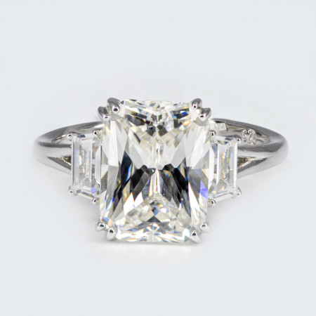 Inel Argint Zirconia Aglae Alb Cald
