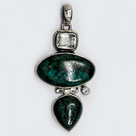 Pandantiv Argint Chrysocolla Divya