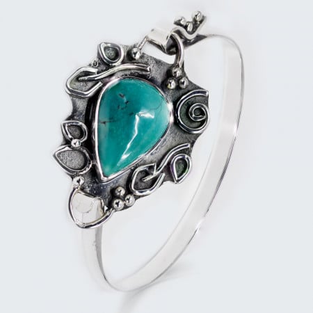 Bratara Argint Turquoise Suravinda