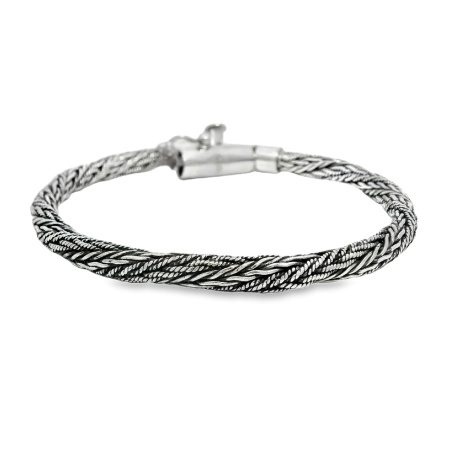 Bratara Fixa Argint Realizata Manual Unisex Komang