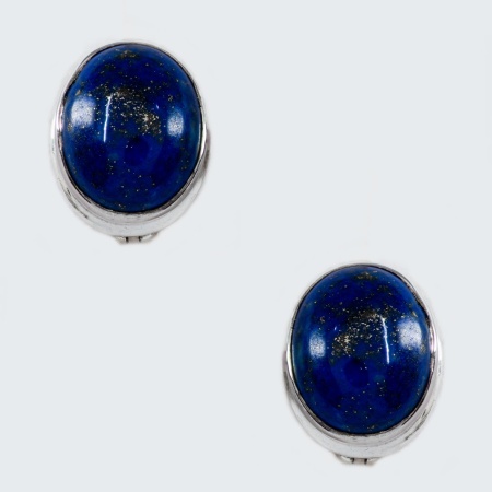 Cercei Argint cu inchidere englezeasca Lapis Lazuli Yogasree