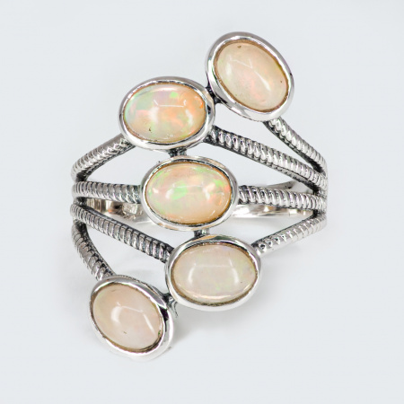 Inel Argint Opal Australian Nagavalli