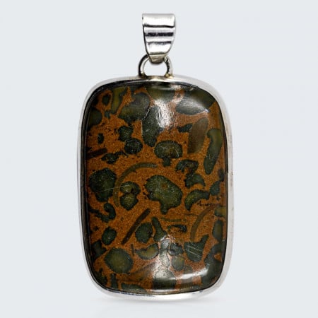 Pandantiv argint Leopard-Skin Jasp Udaipur