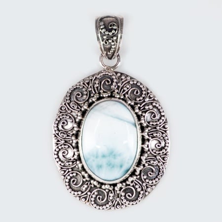 Pandantiv Argint realizat manual Larimar Budiwati