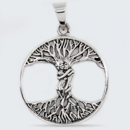 Pandantiv argint unisex Tree of Life Couple