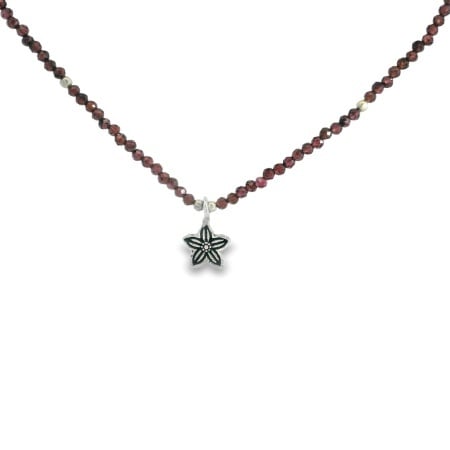 Colier Argint Granat Ananya