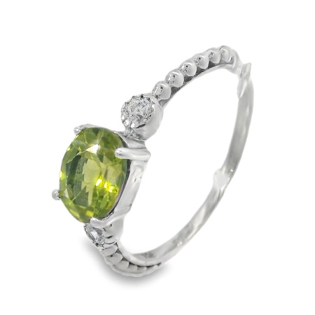 Inel Argint Peridot Inaya