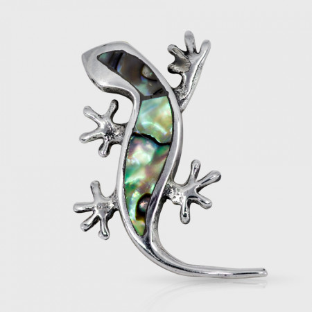 Pandantiv Abalone Geko