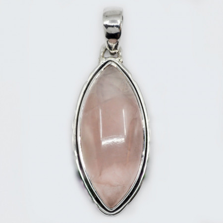 Pandantiv Argint Statement Quartz Roz Laya