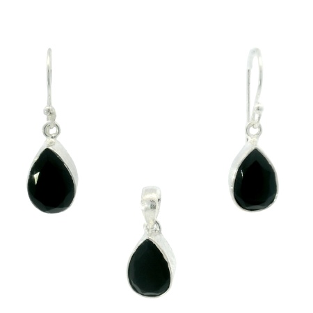 Set Argint Onix Suravi