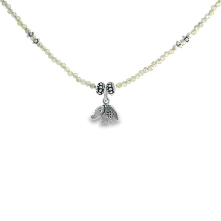 Colier Argint Peridot Mahi