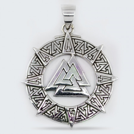 Pandantiv argint unisex Valknut