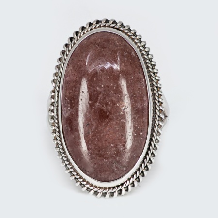 Inel Argint Strawberry Quartz Yagnitha