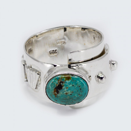 Inel Argint Turquoise Albastru Suvrita