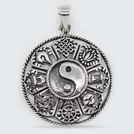 Pandantiv argint unisex Ying Yang