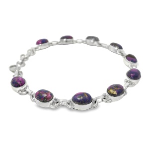 Bratara Argint Purple Copper Turquoise Churi - Img 2