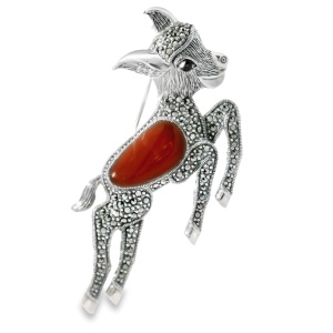 Brosa Argint cu Marcasite Francine