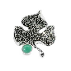Brosa Argint cu Marcasite Julia Green