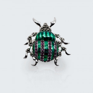 Brosa pandantiv green bug