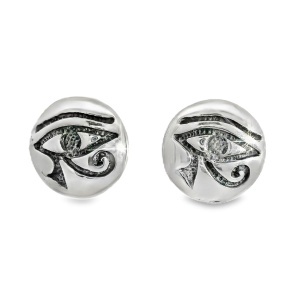 Cercei Argint cu surub Eye of Horus