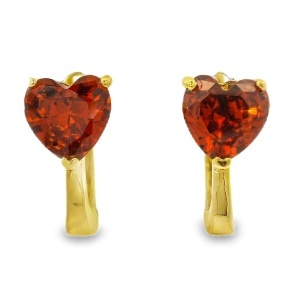 Cercei Argint suflat Aur 585 cu inchidere englezeasca Zirconia Louanne