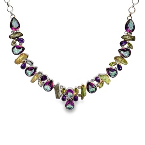 Colier Argint Topaz Mystique Raviya