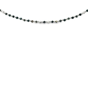 Colier Argint Turquoise Verde Rosnai