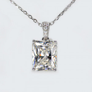 Colier Argint Zirconia Belle Alb Cald - Img 2