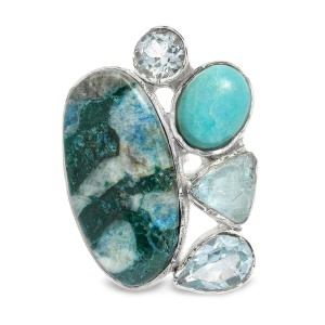 Inel Argint Chrysocolla Ushma