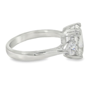 Inel Argint Cubic Zirconia Alb Cald Amelita - Img 2