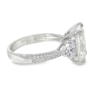 Inel Argint Cubic Zirconia Alb Cald Aurora - Img 2