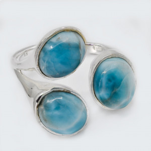 Inel Argint Larimar Monasri - Img 2